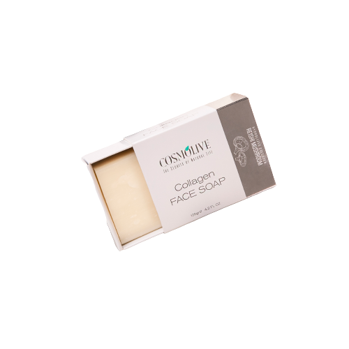 COLLAGEN_SOAP_1_-_KCD_9659-removebg-preview.png COSMOLIVE Collagen Face Soap 125 gr - Image 1