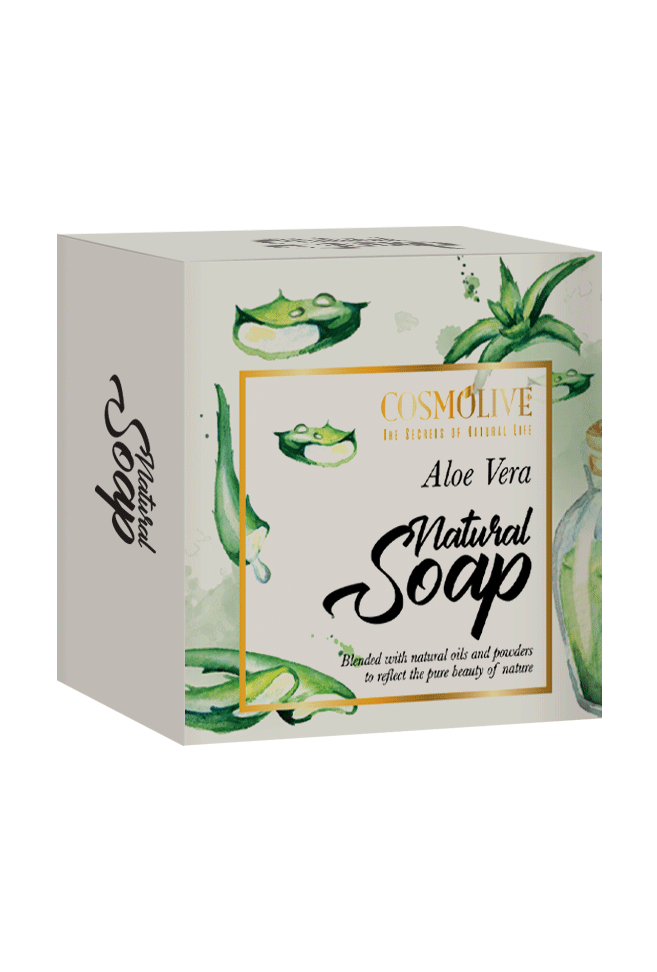aloevera.png Natural Soaps From COSMOLIVE, 125 gr - Aloe Vera - Image 1