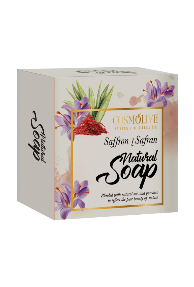 saffron.png Natural Soaps From COSMOLIVE, 125 grr - Safron - Image 1