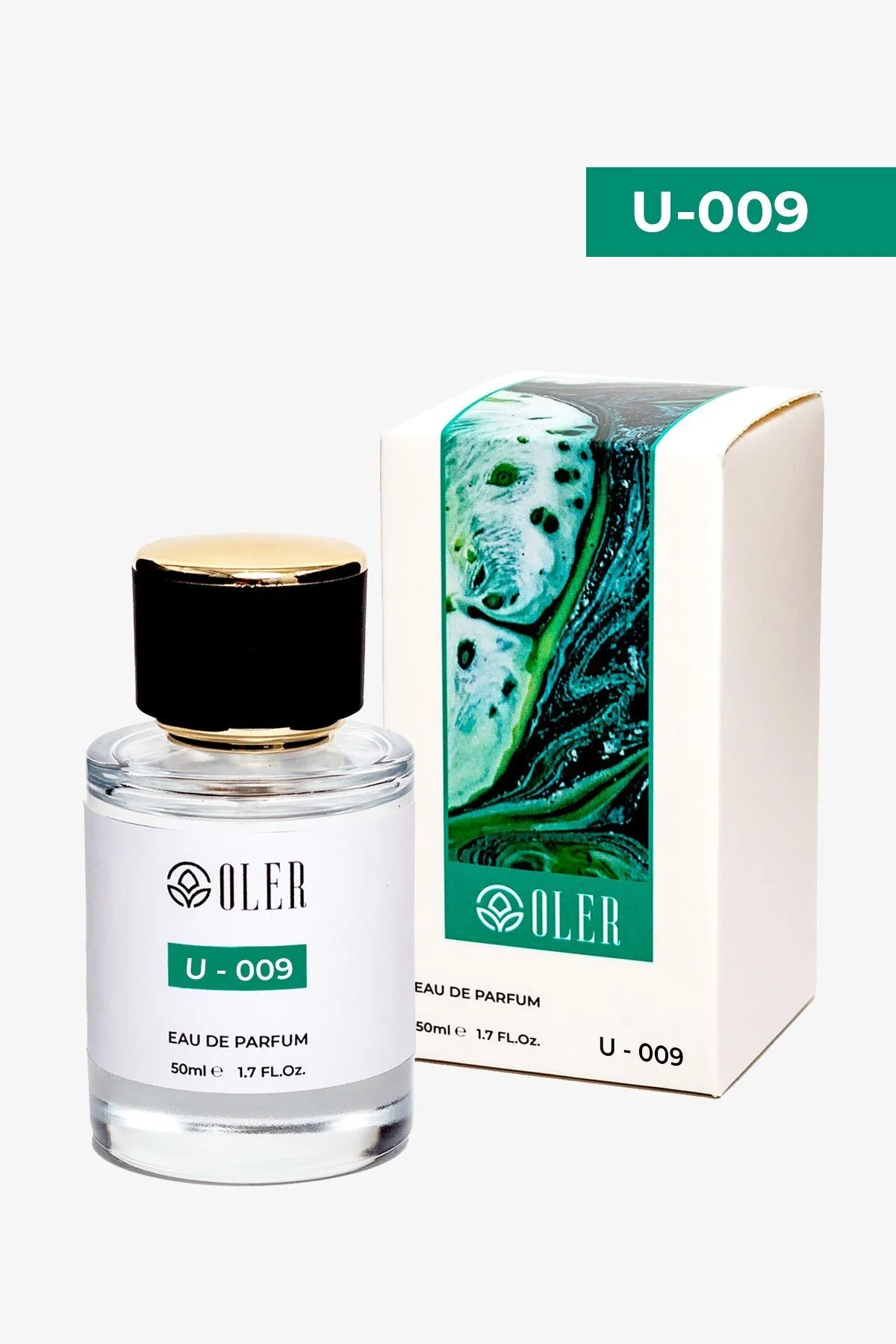 u009 عطر أولر يو 009 للجنسين - أو دي بارفان 50 مل - الصورة 1